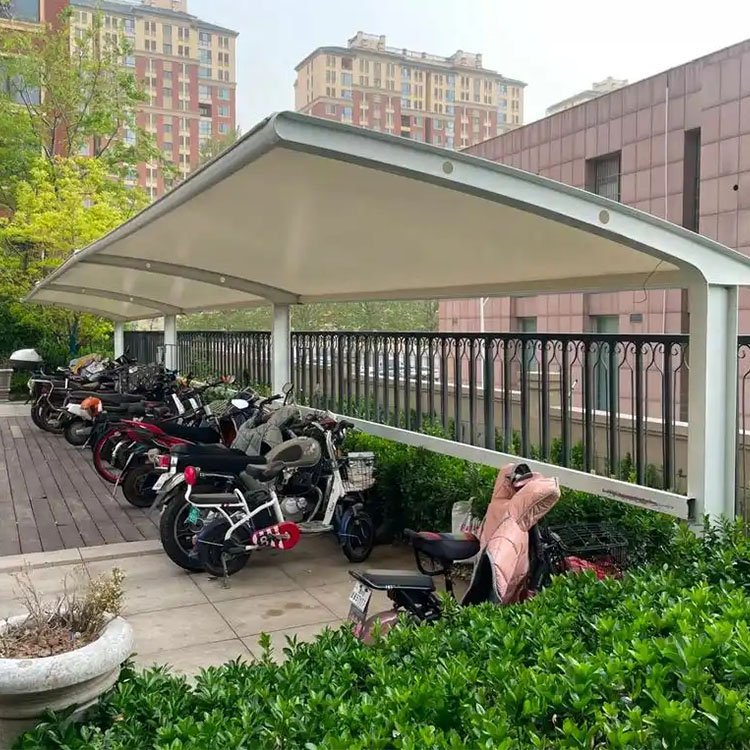 高安市膜结构电动车棚